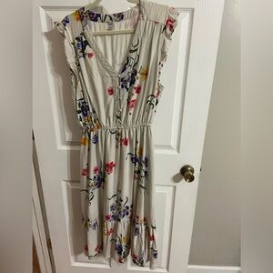 Old Navy Floral Print Maxi Dress - Multicolor